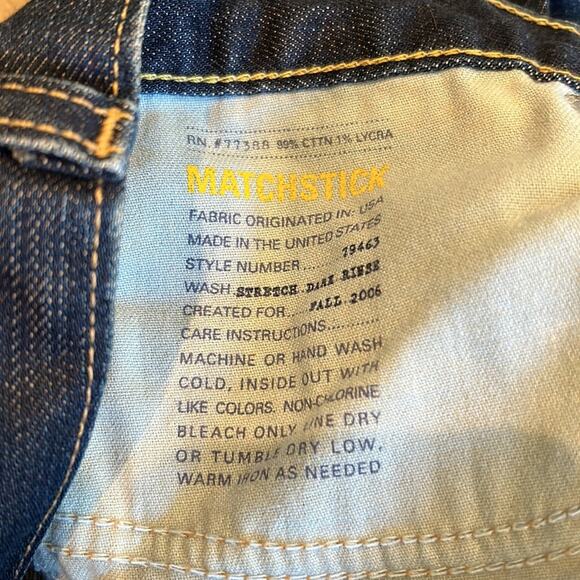 NWOT J. Crew Matchstick Stretch Dark Rinse Jeans Size 30/Inseam 31 - Picture 7 of 7